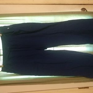 EUC Ladies Cherokee Scrub Pants. Size Large PETITE. Royal blue.    E2